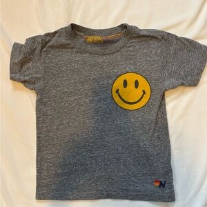 Avia Kids Gray Tee with Yellow Smiley